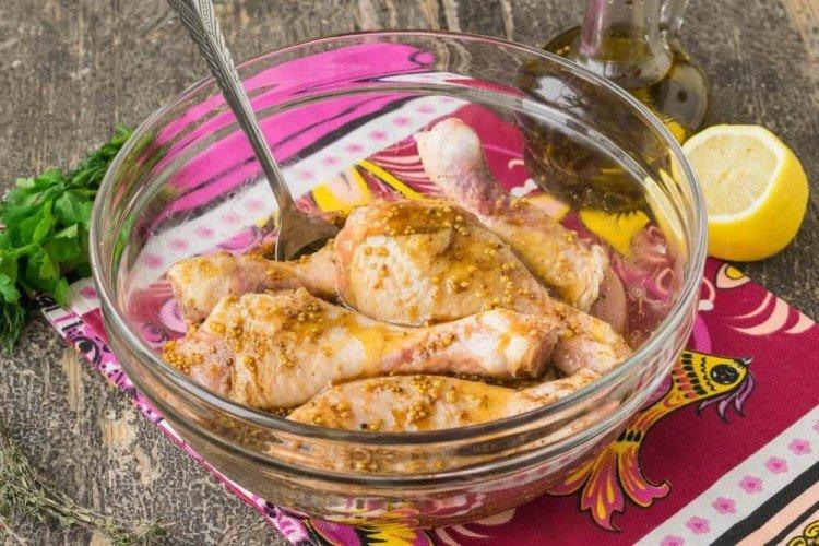 Adobo de pollo con mostaza al horno - recetas