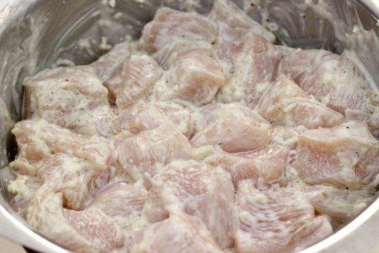 Adobo para brochetas de pollo con mayonesa - recetas
