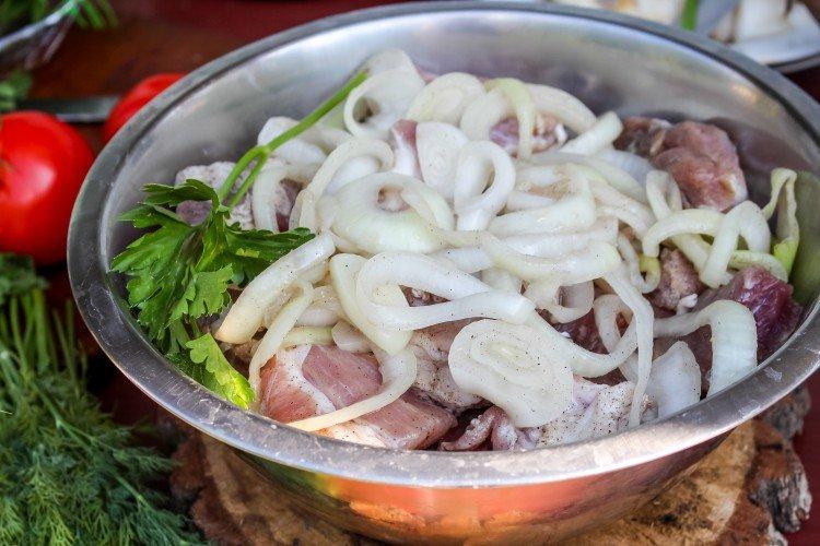 Pork Shashlik Marinade with Vinegar - Recipes