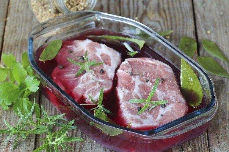 Pork Shashlik Marinade with Wine - Recipes