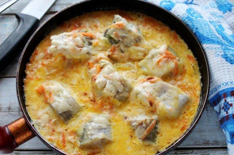 Abadejo en salsa cremosa al horno - receta
