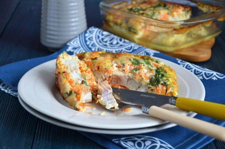 Abadejo en tortilla al horno - receta