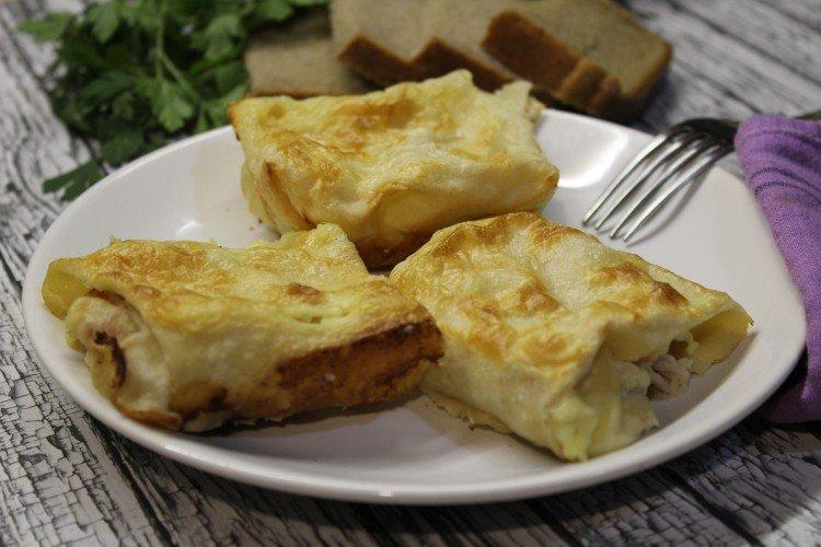 Abadejo en lavash, horneado - receta