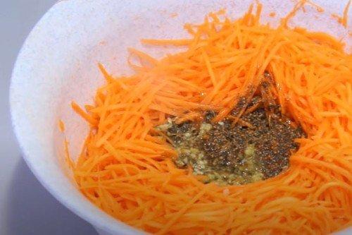 Zanahoria coreana casera - receta clásica paso a paso