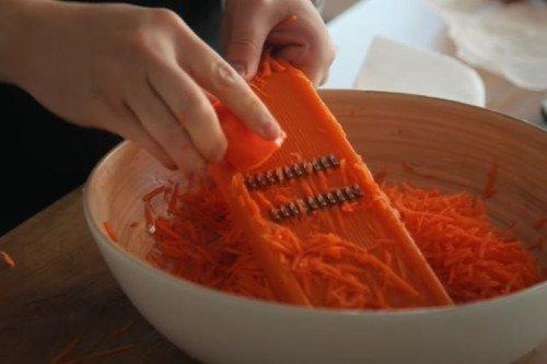 Zanahoria coreana en 10 minutos en casa - receta paso a paso