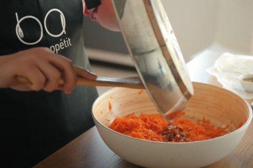 Zanahoria coreana en 10 minutos en casa - receta paso a paso