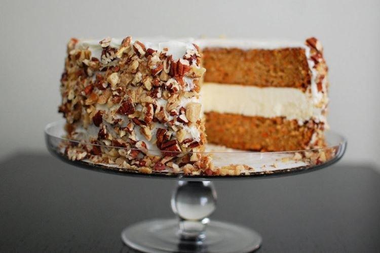 Eggless Carrot Cake - Recipes