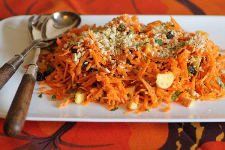 Carrot Salad Without Mayonnaise - New Year's Salads Without Mayonnaise Recipes