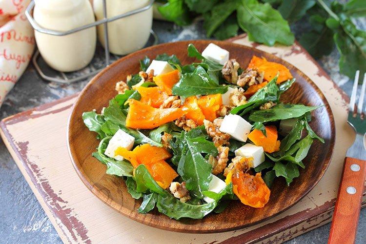 New Year's Warm Pumpkin Salad - Recipes