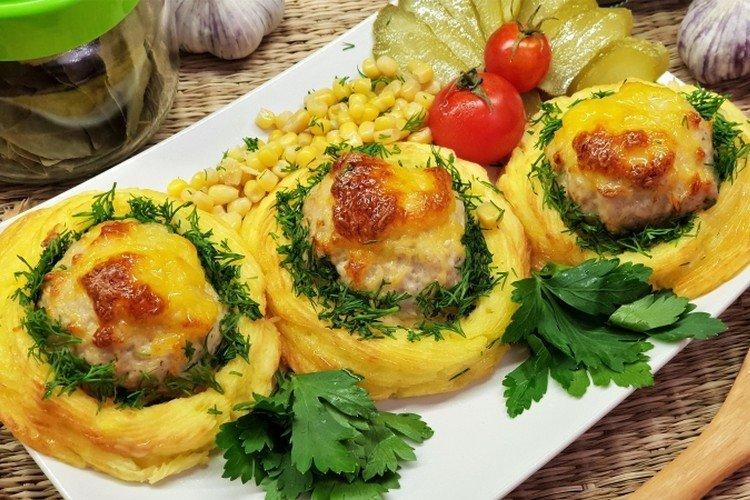 Bolitas de carne con queso - Recetas de aperitivos de Año Nuevo