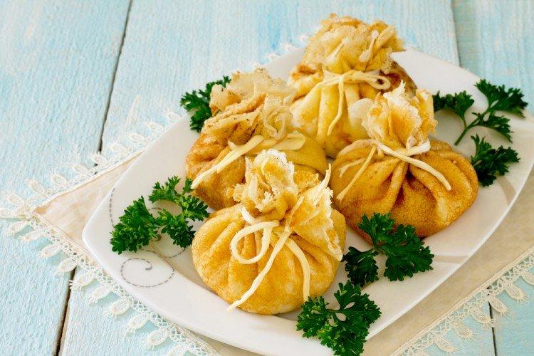 Saquitos de Papá Noel - Recetas de aperitivos de Año Nuevo