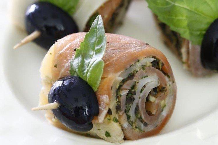 Aperitivo de pescado con aceitunas negras - Recetas de aperitivos de Año Nuevo