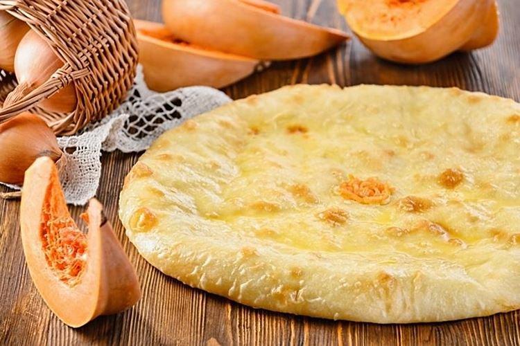 Pastel osetio con calabaza - recetas