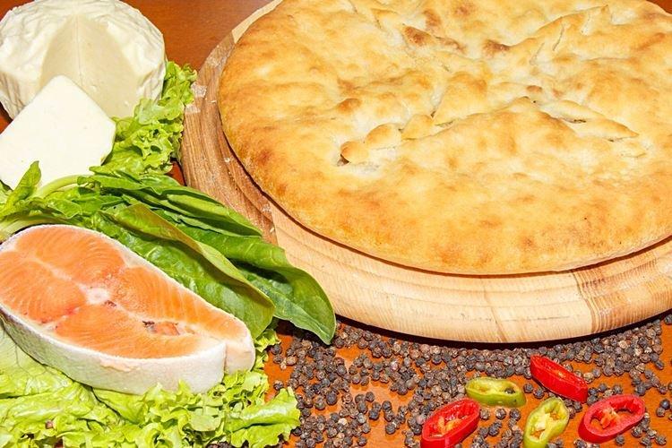 Pastel osetio con pescado - recetas