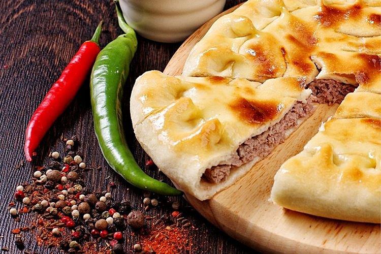 Pastel osetio con ternera y cilantro - recetas