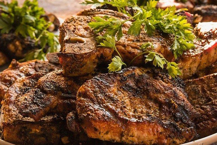 Chuletas de ternera «a la parrilla» - recetas