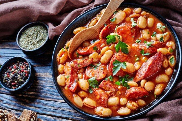 Braised Vegetables with Sausages and Beans - Recipes