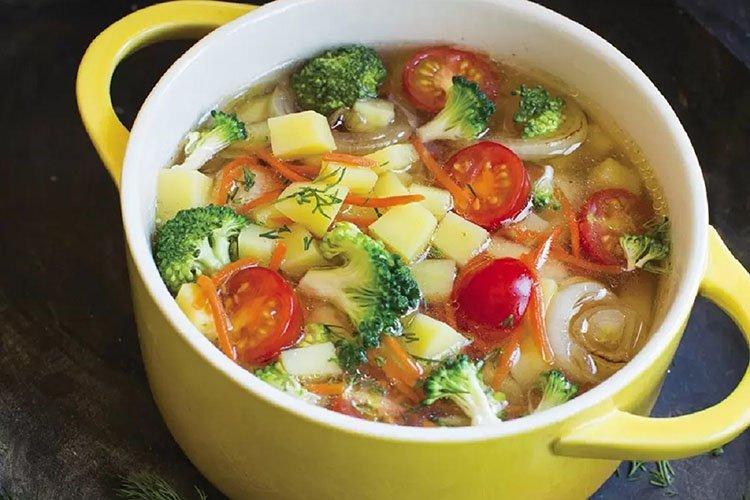 Sopa de verduras de coliflor - recetas