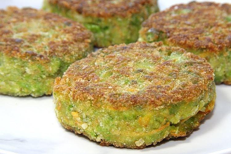 Pea Vegetable Patties - Recipes