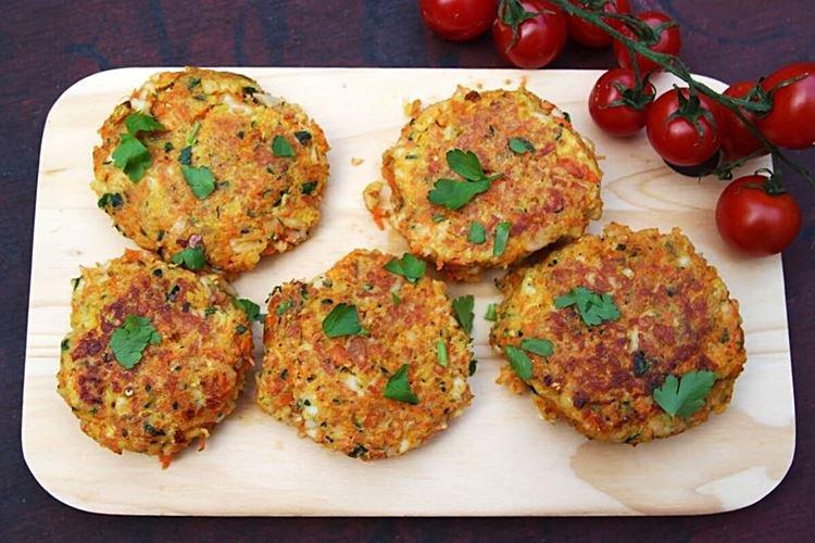 Tomato Vegetable Patties - Recipes