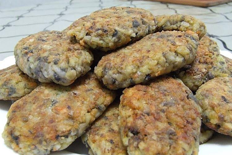 Mushroom Vegetable Patties - Recipes