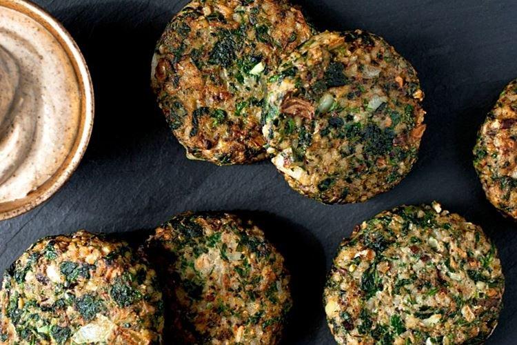 Spinach Vegetable Patties - Recipes