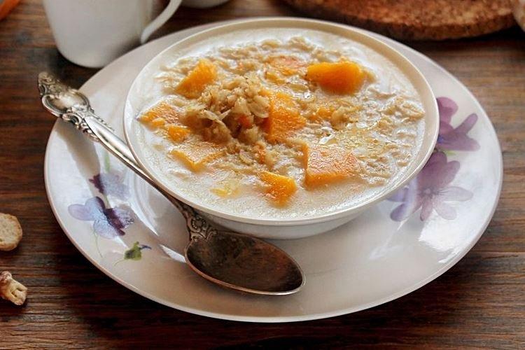 Haferbrei mit Milch und Kürbis - Rezepte