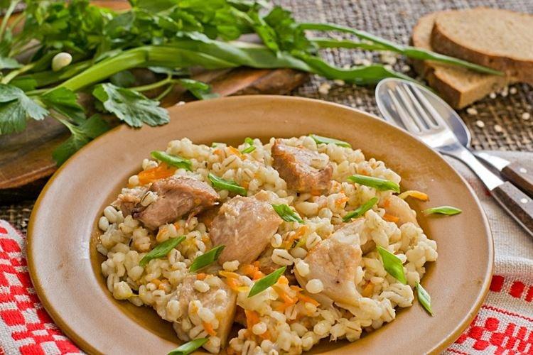 Haferbrei mit Milch und Huhn - Rezepte
