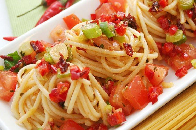 Espaguetis con vieiras - Recetas de pasta con mariscos