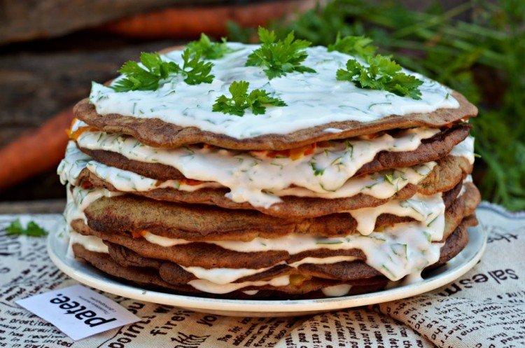 Liver Cake with Sour Cream - Recipes