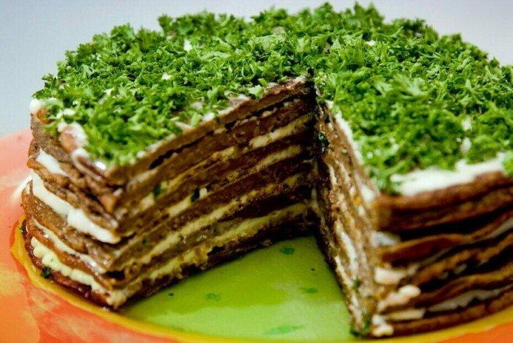 Liver Cake with Garlic and Herbs - Recipes