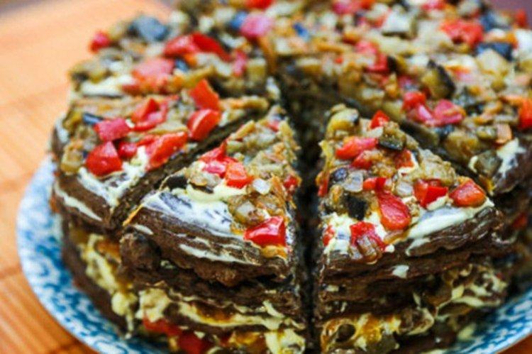 Liver Cake with Eggplant - Recipes
