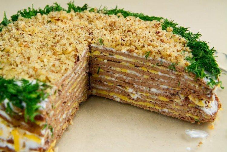 Liver Cake with Walnuts - Recipes