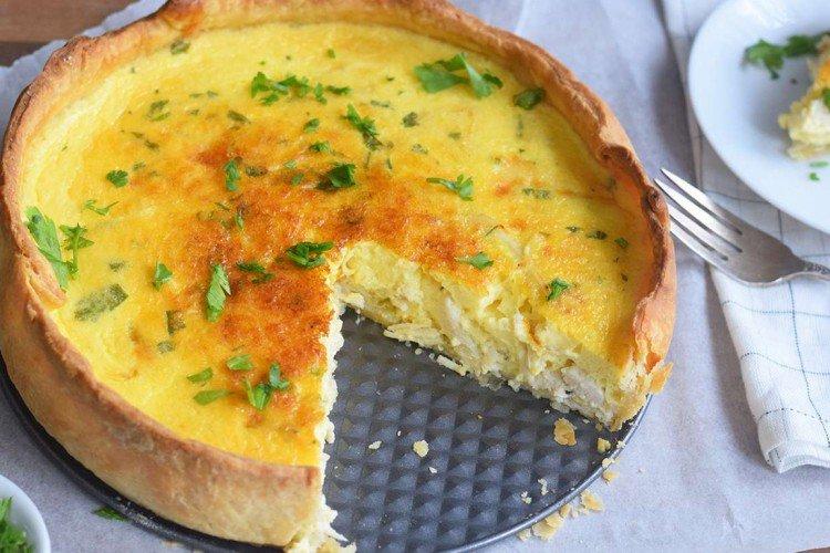 Pastel de col y puerro al horno - recetas