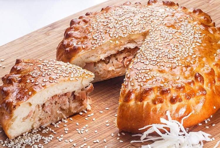 Pastel de chucrut y pescado al horno - recetas