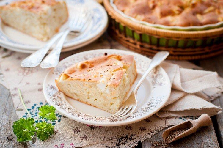 Pastel de col y jamón al horno - recetas