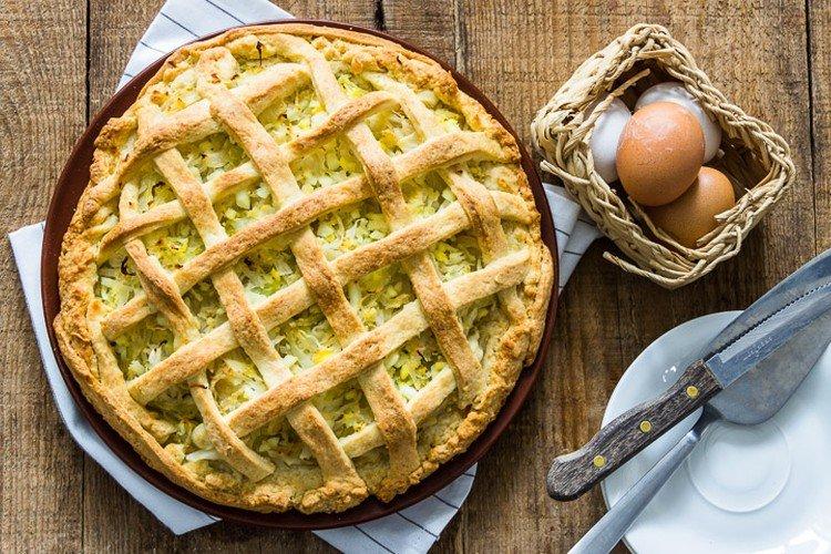 Pastel de col sencillo al horno - recetas