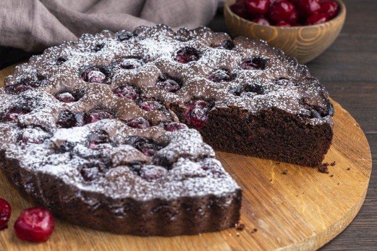 Tarta de chocolate con cerezas - recetas