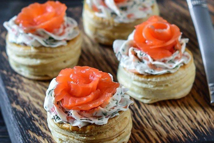 Puff Pastry Pirozhki with Potatoes, Mushrooms, and Cheese - Recipes