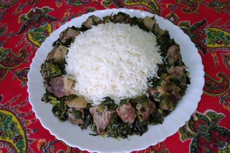 Sabza-Plov mit Schweinefleisch - Rezepte