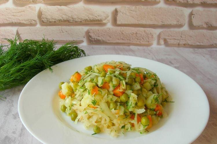 Ensalada de patata de Cuaresma con chucrut - recetas