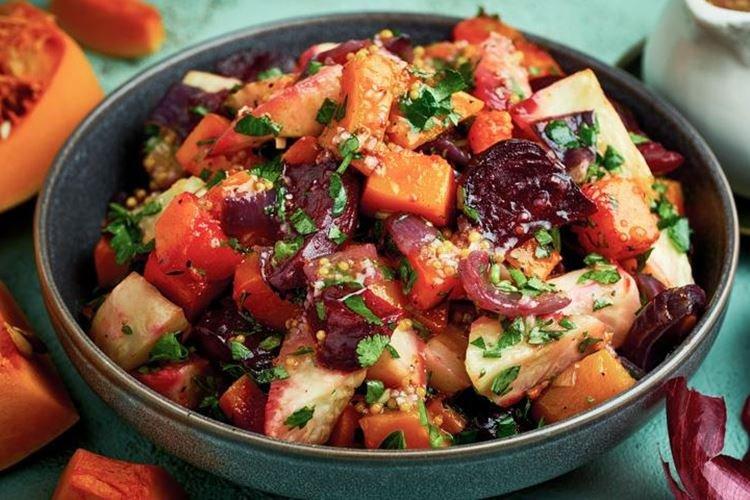 Ensalada de Cuaresma de verduras asadas - recetas