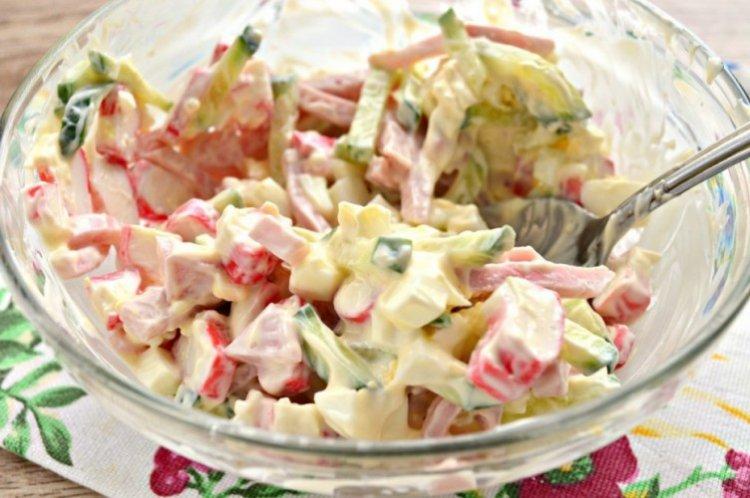 Crab Stick and Ham Salad - Simple and Delicious Salads for All Occasions