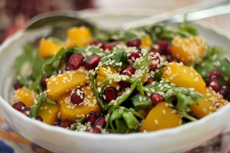 Pumpkin and Pomegranate Salad - Simple and Delicious Salads for All Occasions