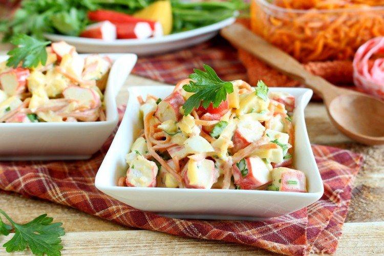 Crab Stick and Carrot Salad - Simple and Delicious Salads for All Occasions