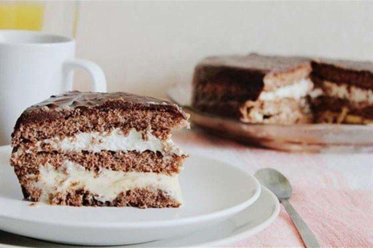 Tarta de chocolate y requesón casera - recetas