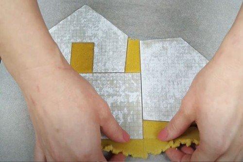 DIY Gingerbread House with Dried Egg White Icing - Step-by-Step Recipe