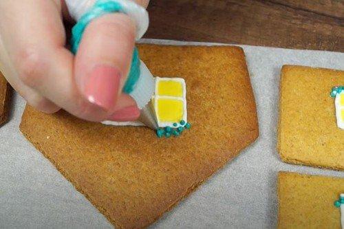 DIY Gingerbread House with Dried Egg White Icing - Step-by-Step Recipe
