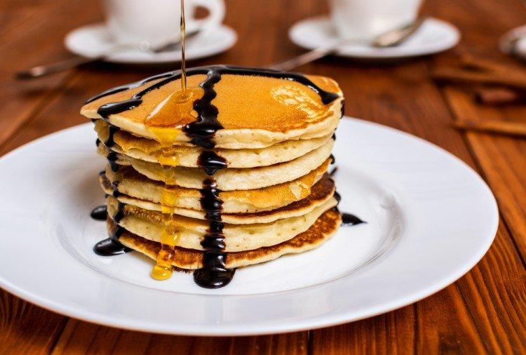 Fluffy Pancakes with Milk and Cinnamon - Recipes