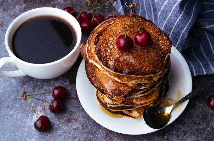 Fluffy Pancakes with Coffee Milk - Recipes